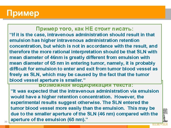 Пример того, как НЕ стоит писать: “If it is the case, intravenous administration should