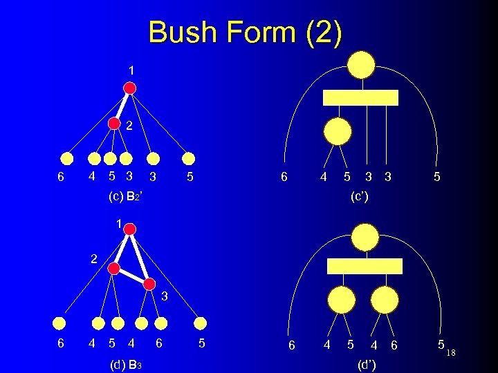 Bush Form (2) 1 2 6 4 5 3 3 5 (c’) (c) B