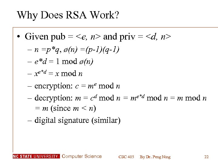 Computer Science Csc 405 Introduction To Computer Security