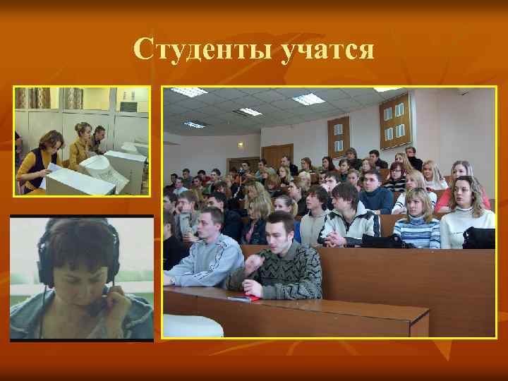 Студенты учатся 