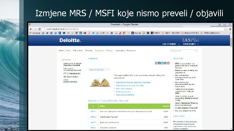 Izmjene MRS / MSFI koje nismo preveli / objavili 