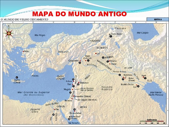 MAPA DO MUNDO ANTIGO 