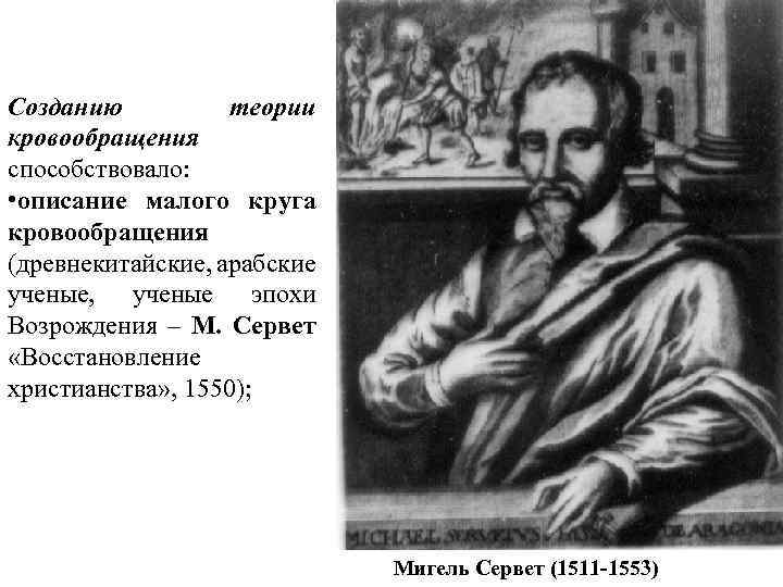 Сервет. Мигель Сервет открытия. Мигель Сервет восстановление христианства. Мигель Сервет вклад в медицину. Мигель Сервет вклад в медицину кратко.