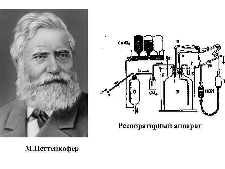 Респираторный аппарат М. Петтенкофер 