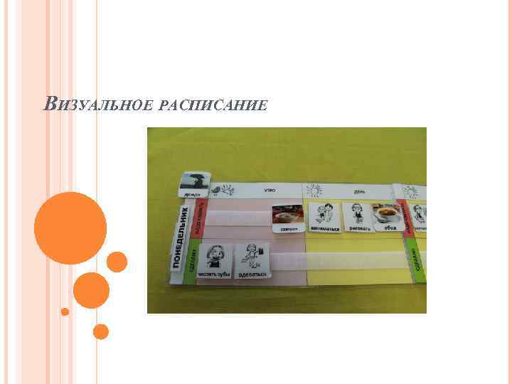 ВИЗУАЛЬНОЕ РАСПИСАНИЕ 
