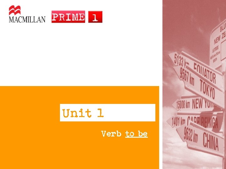 Unit l Verb to be 
