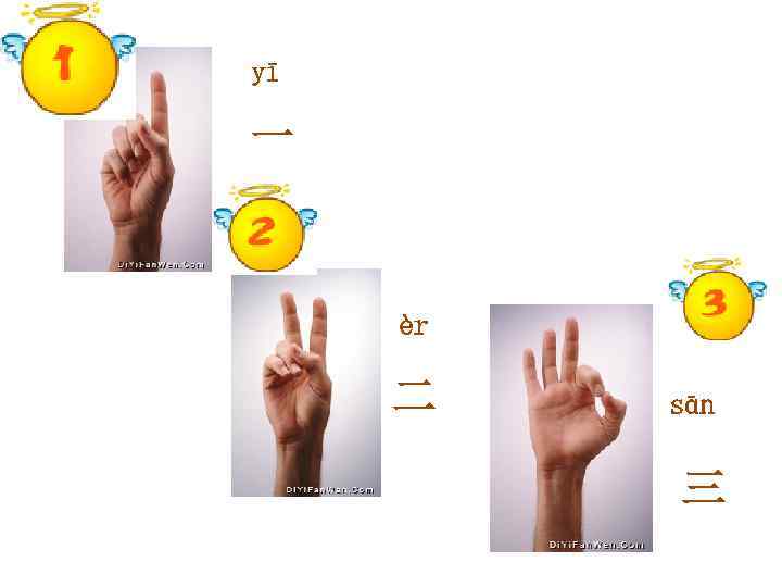 yī 一 èr 二 sān 三 