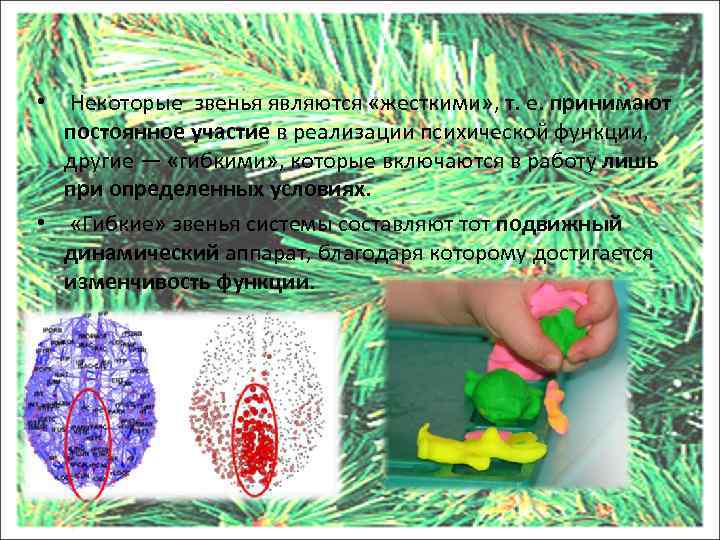  • Некоторые звенья являются «жесткими» , т. е. принимают постоянное участие в реализации