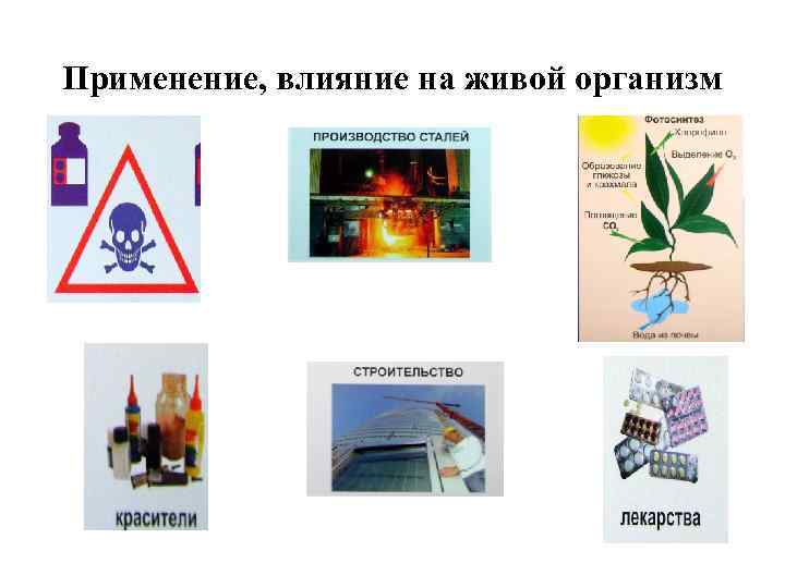 Применение, влияние на живой организм 