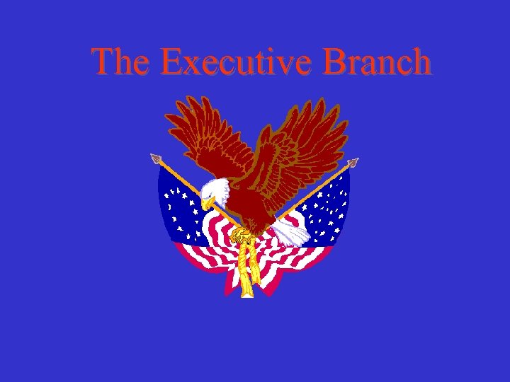 The Executive Branch 