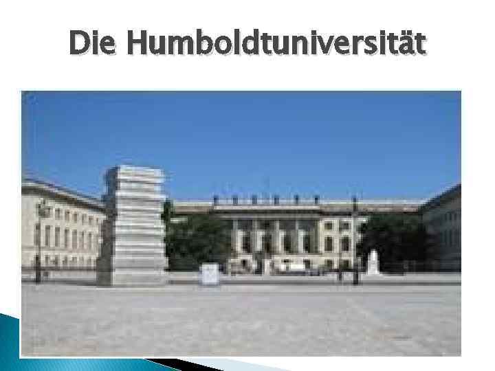 Die Humboldtuniversität 