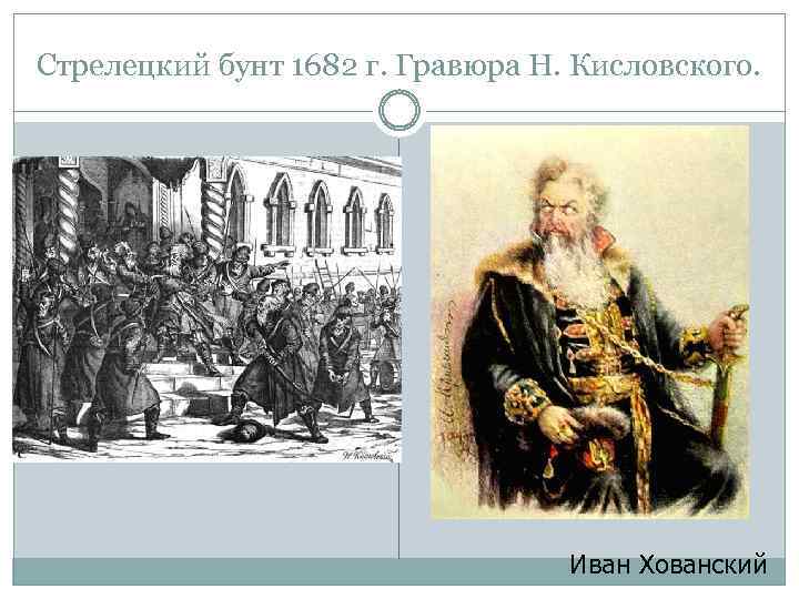 Начало стрелецкого мятежа 1682