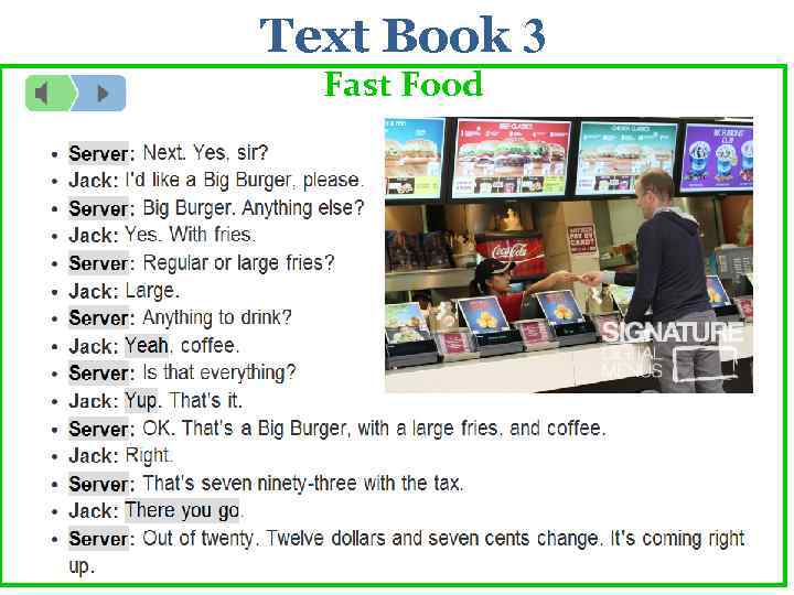 Text Book 3 Fast Food 