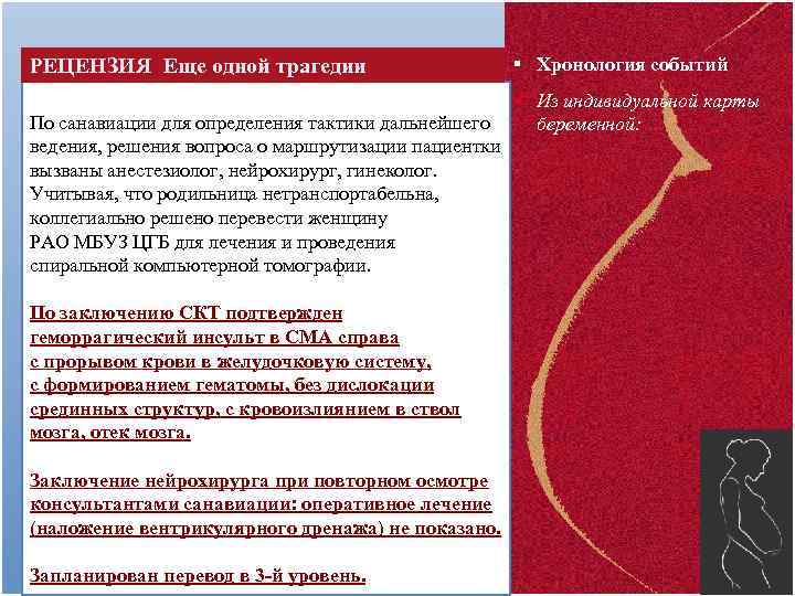 РЕЦЕНЗИЯ Еще одной трагедии По санавиации для определения тактики дальнейшего ведения, решения вопроса о