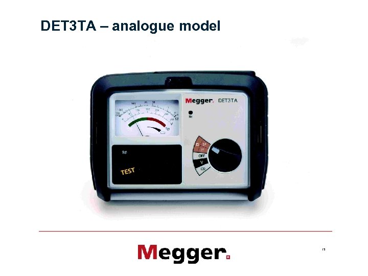 DET 3 TA – analogue model 13 