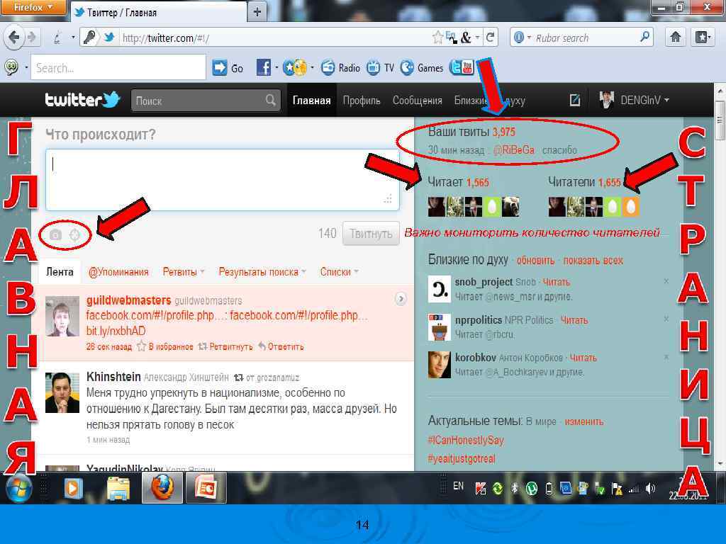 Важно мониторить количество читателей 14 