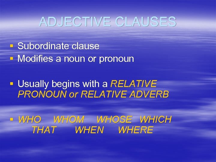 meet-the-clauses-grammar-topic-mr-mc-gowan