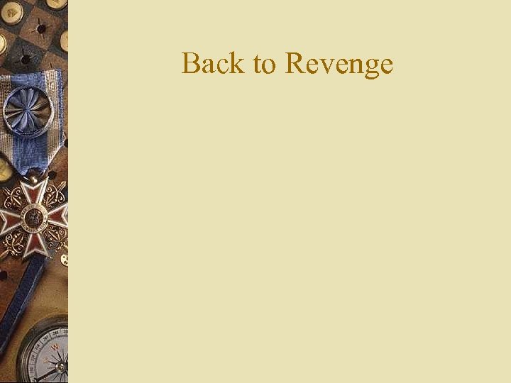 Back to Revenge 
