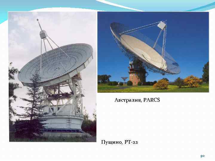 Австралия, PARCS Пущино, РТ-22 90 
