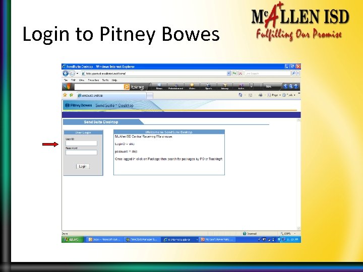 Login to Pitney Bowes 