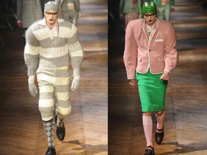 THOM BROWNE MENSWEAR ОСЕНЬЗИМА 2012 Коллекции Тома Брауна отличаются нестандартностью, оригинальностью, особым взглядом на