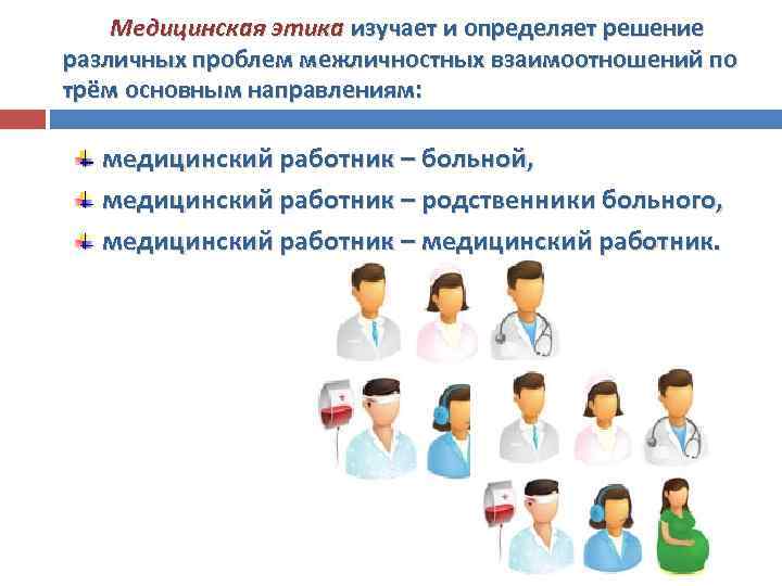 Медицинские тесты для пациентов. Аспекты медицинской деонтологии. Этика и деонтология медицинских работников. Принципы медицинской этики.