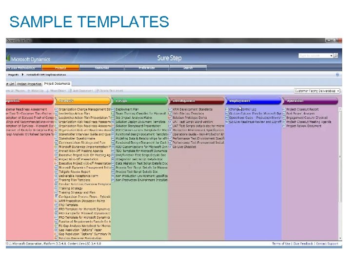 SAMPLE TEMPLATES 