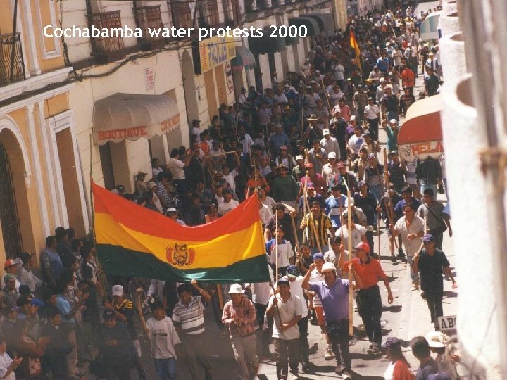 Cochabamba water protests 2000 