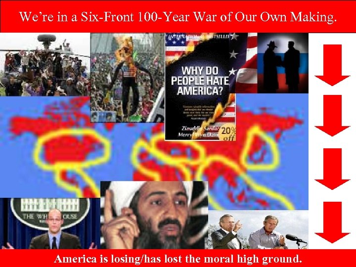 We’re in a Six-Front 100 -Year War of Our Own Making. America is losing/has