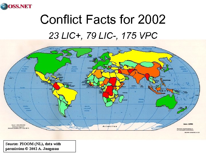 Conflict Facts for 2002 23 LIC+, 79 LIC-, 175 VPC Source: PIOOM (NL), data