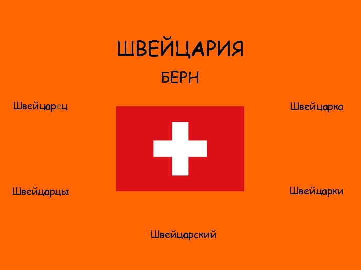 ШВЕЙЦАРИЯ БЕРН Швейцарец Швейцарка ФЛАГ Швейцарки Швейцарцы Швейцарский 