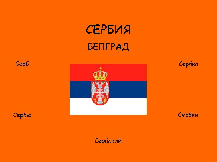 СЕРБИЯ БЕЛГРАД Сербка ФЛАГ Сербки Сербы Сербский 