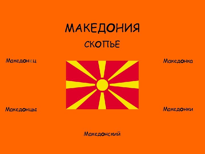 МАКЕДОНИЯ СКОПЬЕ Македонец Македонка ФЛАГ Македонки Македонцы Македонский 