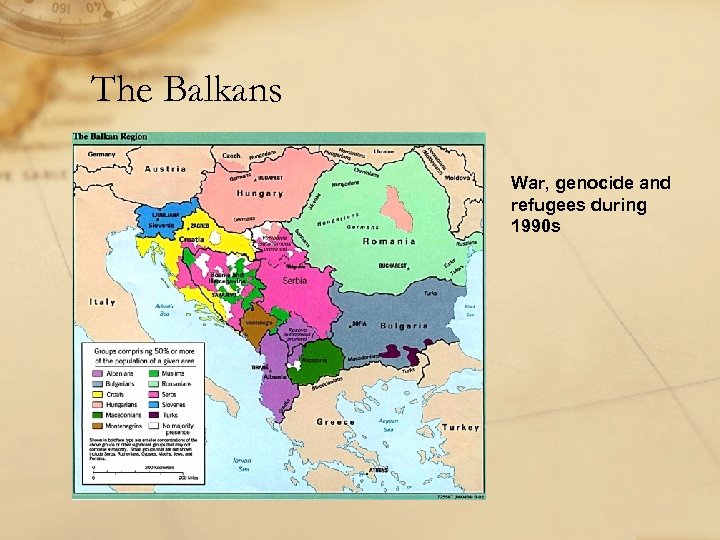 The Balkans War, genocide and refugees during 1990 s 