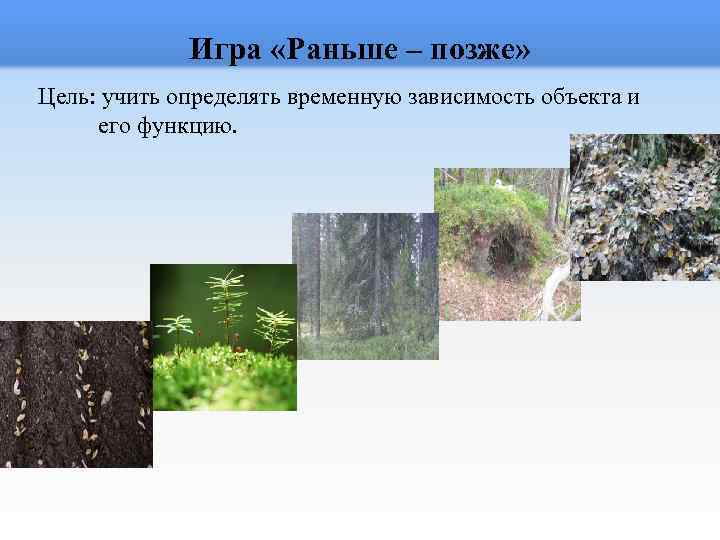 Игра «Раньше – позже» Цель: учить определять временную зависимость объекта и его функцию. 