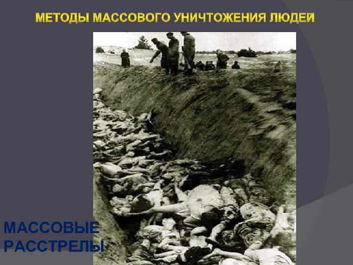 МАССОВЫЕ РАССТРЕЛЫ 