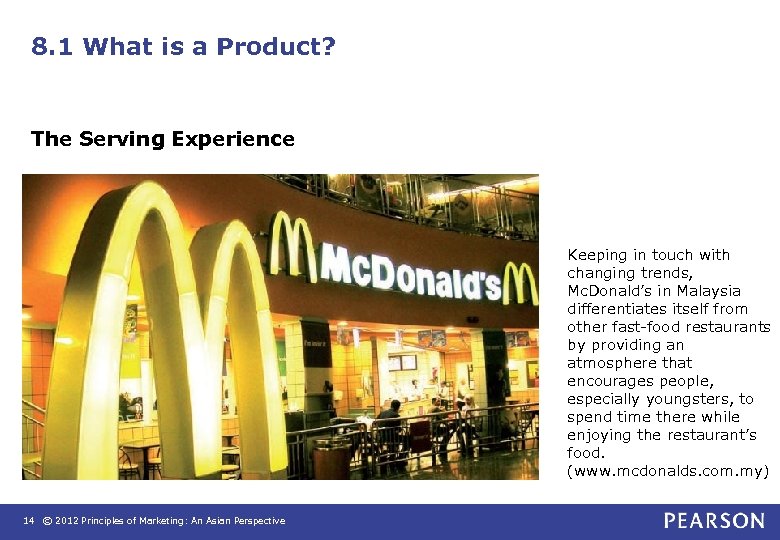 8. 1 What is a Product? The Serving Experience Keeping in touch with changing