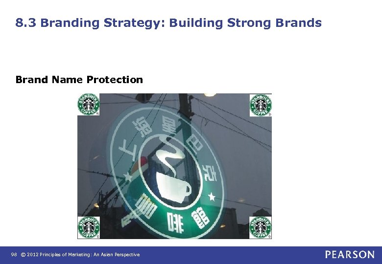 8. 3 Branding Strategy: Building Strong Brands Brand Name Protection 98 © 2012 Principles