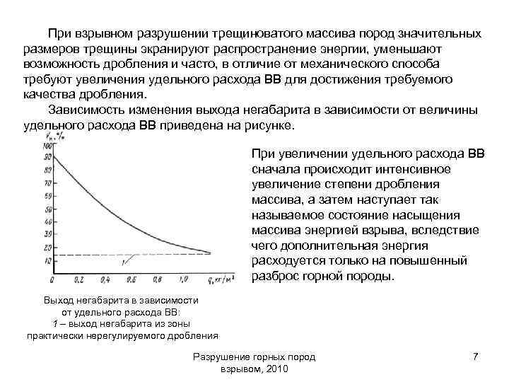 Падение больших масс горных пород дробление. Регулирование степени дробления горных пород взрывом. Методы разрушения горных пород. Взрывной способ разрушения горных пород. Методы разрушения горных пород взрывом.