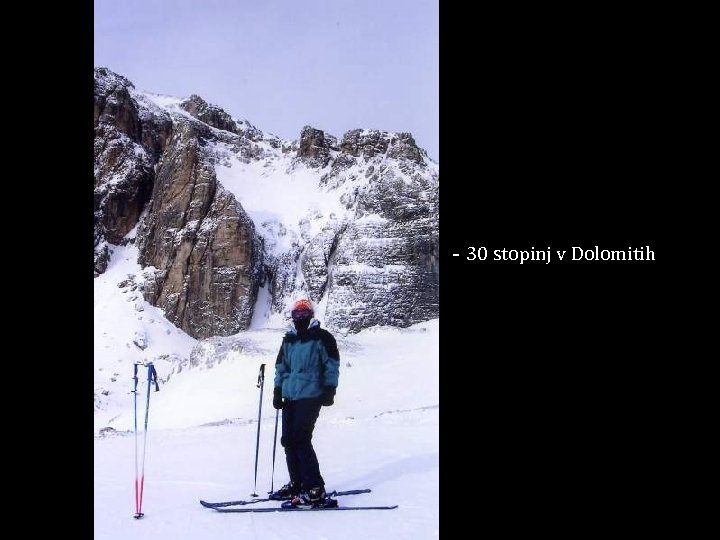 - 30 stopinj v Dolomitih 