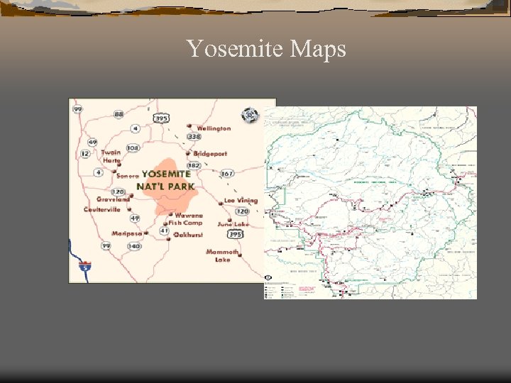 Yosemite Maps 