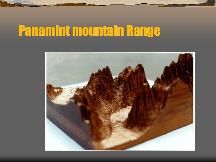 Panamint mountain Range 