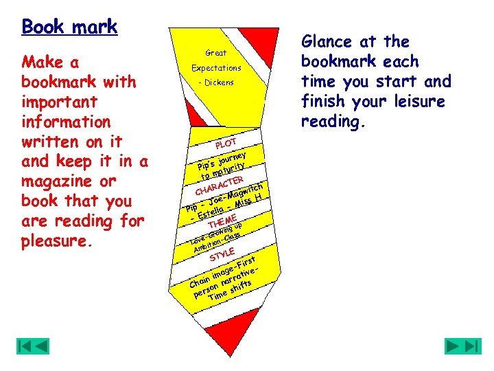 Book mark Make a bookmark with important information written on it and keep it