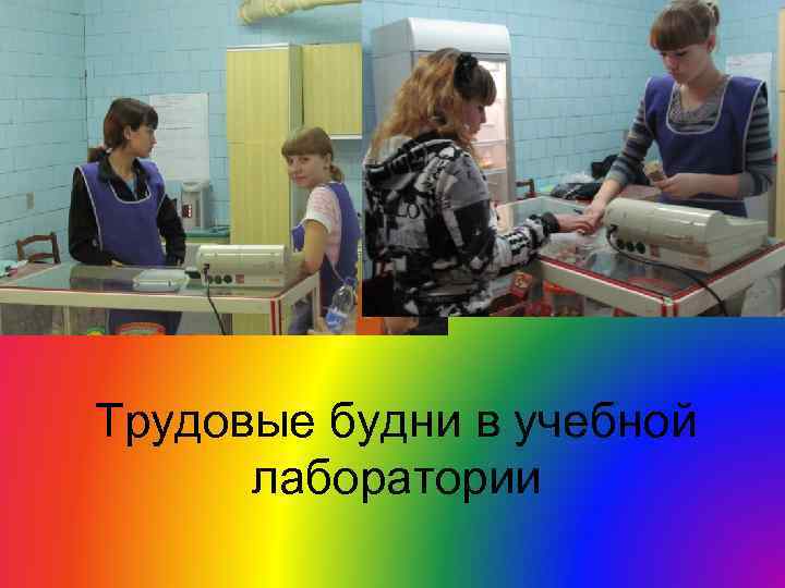 Трудовые будни в учебной лаборатории 