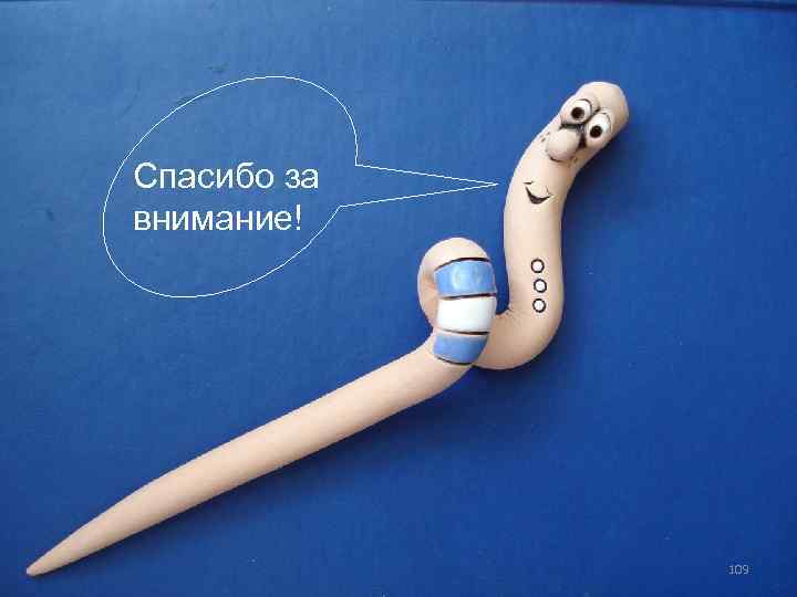 Спасибо за внимание! 109 