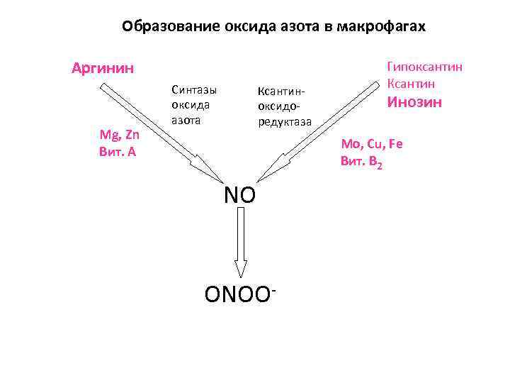 Оксид цинка и оксид азота 3