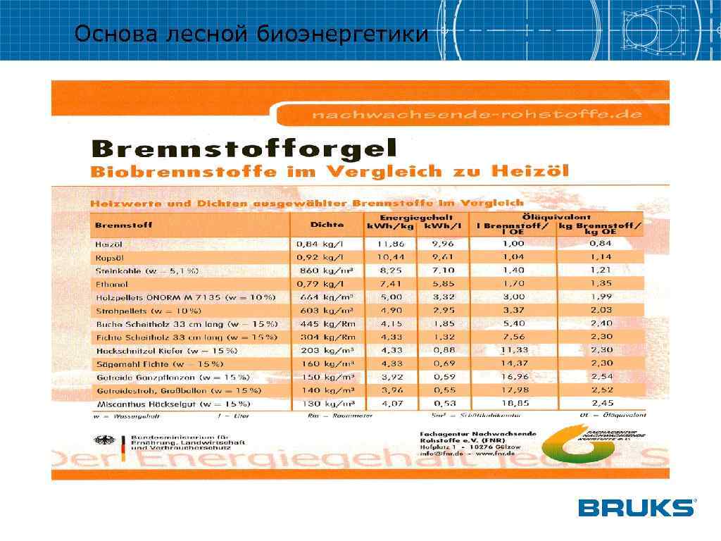 Основа лесной биоэнергетики 