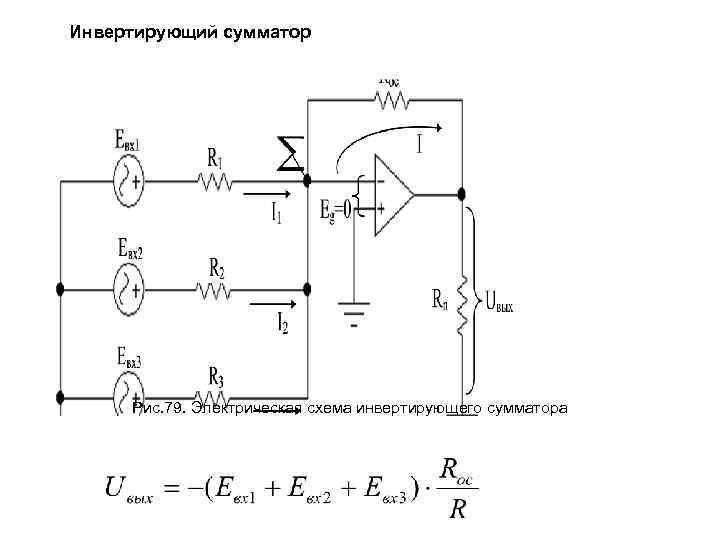 Инвертирующий сумматор. Схема инвертирующего сумматора на ОУ. Неинвертирующий сумматор на операционном усилителе. Инвертирующий сумматор на операционном усилителе. Инвертирующий сумматор схема.