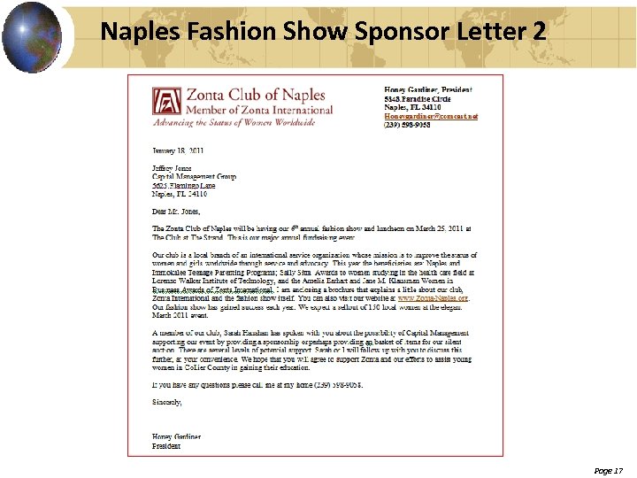 Naples Fashion Show Sponsor Letter 2 Page 17 