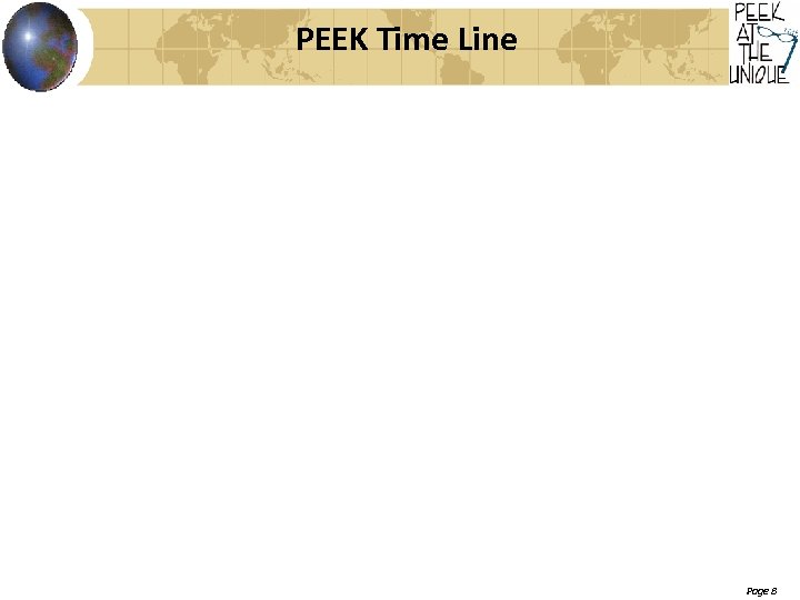 PEEK Time Line Page 8 